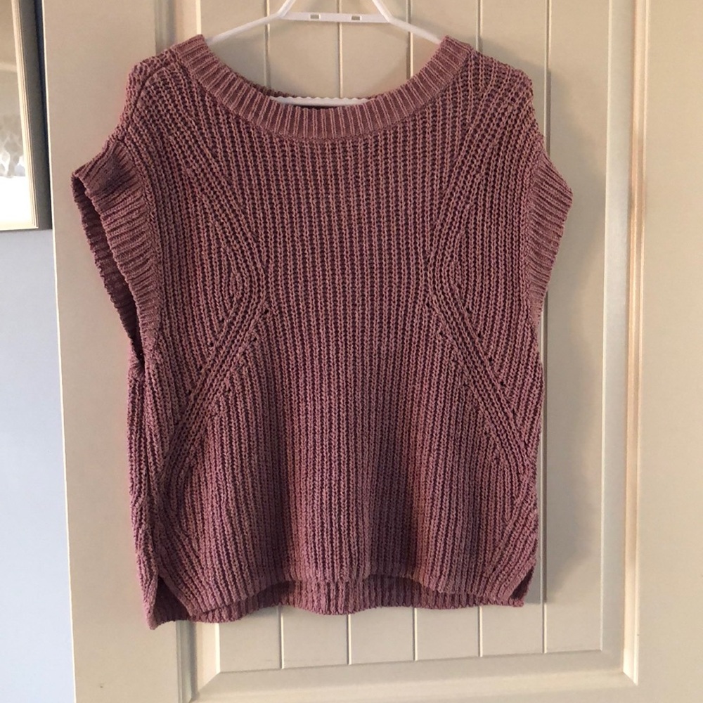 Pink Knitted Vest